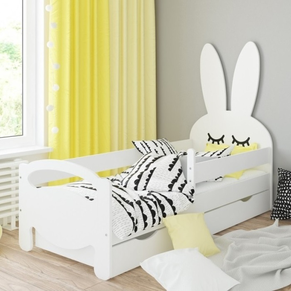 Кровать Зайка 140x80 с ящиком с доставкой